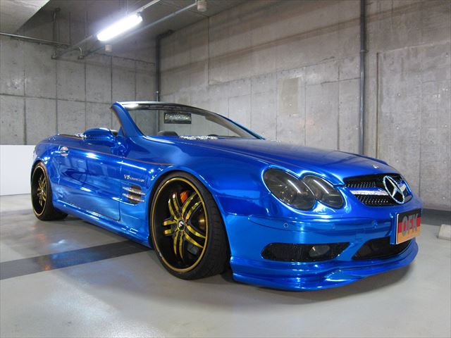 MERCEDES BENZ R230 AMG SL55 用 ミラクル可変センターマフラーのご