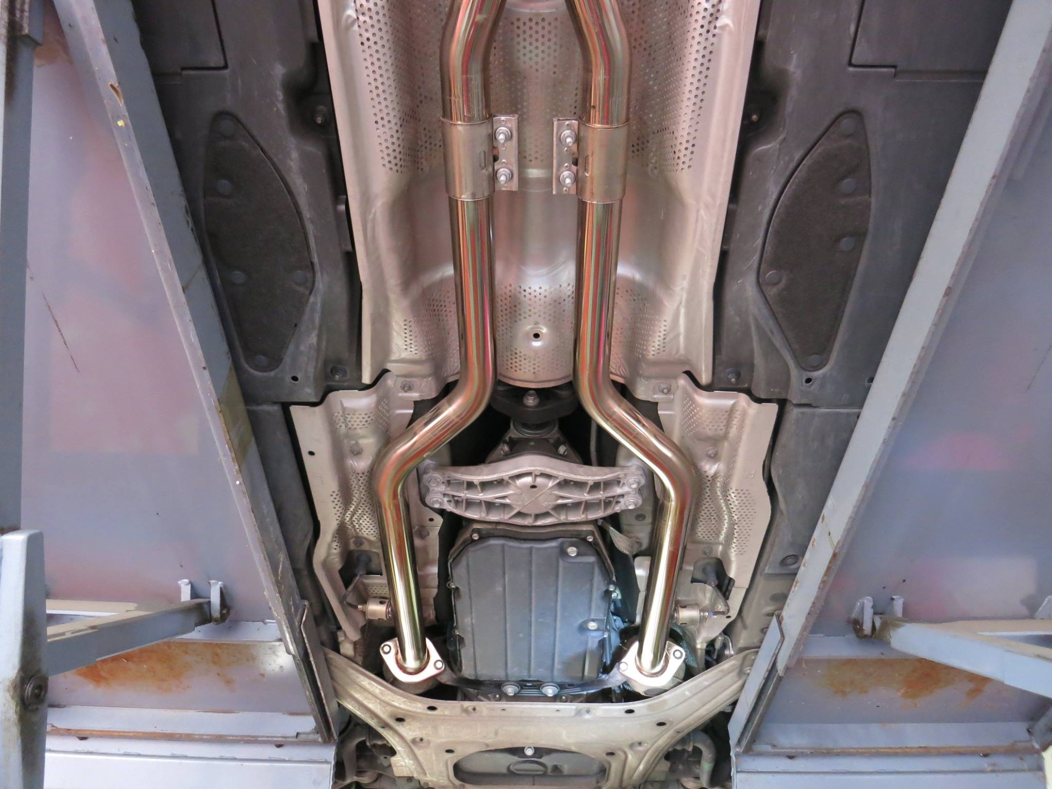 ls460前期 中間ストレートマフラー - マフラー・排気系